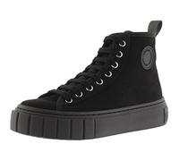 victoria High-Top Abril Recyceltes Wildleder & Passende Schnürsenkel & Hinterer Zuglasche 1270106 für Damen Negro 35