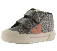 victoria High-Top Tribu Animal Print Metallic-Leder-Effekt & Klettverschlüsse & Kontrast-Logo 1065197 für Mädchen Antracita 23