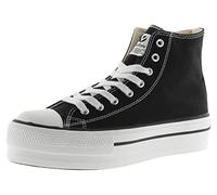 victoria High-Top Tribu Canvas & Doppelter Plattform 1061101 für Damen Negro 40