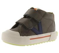 victoria High-Top Tribu Leder-Effekt & Klettverschlüsse & Gezahnte Sohle 1065185 für Jungen KAKI 27