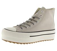 victoria High-Top Tribu Leder-Effekt & Retro-Logo & Doppelt gezahnte Sohle 1061123 für Damen BEIGE 37