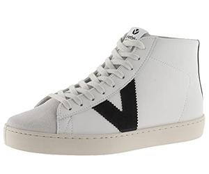 victoria High-Top Unisex Berlin Leder & Kontrast-Teile & Spaltleder-Zehe 1126163 für Erwachsene Negro 39
