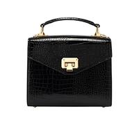 VICTORIA HYDE Damen Handtasche Umhängetasche Klein Schwarz Damen Handtasche Leder Tasche Damen Schultertasche Crossbody Bag (Schwarz)