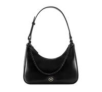 VICTORIA HYDE Unterarmtasche Damen Kleine Schultertasche Schwarz Handtasche Crossbody Leder Shoulder Bag(Schwarz)