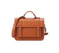 VICTORIA HYDE Schultertasche Damen Vintage Echtleder Crossbody Handtasche Laptoptasche Braun