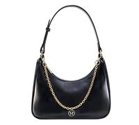 VICTORIA HYDE Unterarmtasche Damen Kleine Schultertasche Schwarz Handtasche Crossbody Leder Shoulder Bag(Schwarz)