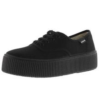 victoria LOW-TOP 1915 PLATTFORM CANVAS TOTAL BLACK NEGRO 41