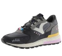 victoria Low-Top Luna Nylon & Spaltlederteile & Gezahnte Sohle 1156109 für Damen Antracita 40