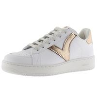 victoria Low-Top Madrid Leder-Effekt & Kontrast-Metallic-Teile 1258202 für Damen Nude 41