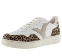 victoria Low-Top Madrid Leder-Effekt & Leoparden-Teile & Glitter-Ferse 1258266 für Damen Leopardo 38