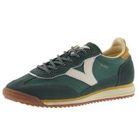 Victoria Schuhe Saturno 1158101 Low-Top Nylon Spaltleder Gezahnte Sohle Damen Grün Größe 39