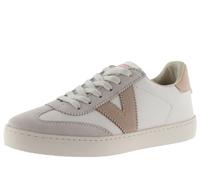 victoria Low-Top Unisex Berlin Ciclista Leder-Effekt & Farbige & Spaltleder Teile Im Kontrast 1126184 für Erwachsene CUARZO 36
