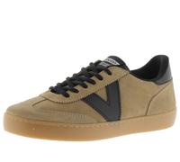 victoria Low-Top Unisex Berlin Ciclista Leder-Effekt & Spaltleder-Zehe & Karamellsohle 1126219 für Erwachsene BEIGE 41
