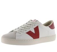 victoria Low-Top Unisex Berlin Leder & Kontrast-Teile & Spaltleder-Zehe 1126142 für Erwachsene Carmin 38