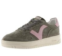 victoria Low-Top Unisex Seul Spaltleder & Kontrast-Teile & Passende Schnürsenkel 1257127 für Erwachsene KAKI 41
