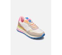 Calzados Victoria Sneaker Luna Nylon & mehrfarbige Spaltlederteile, gezahnte Sohle Damen Weiß Gr. 40