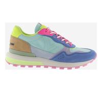 Calzados Victoria Sneaker Luna Nylon, mehrfarbige Spaltlederteile, gezahnte Sohle Damen Azul 40