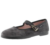 victoria Mary Janes Gong Fu Samt & Passende Paspel & Schnalle 1080111 für Damen GRIS 37