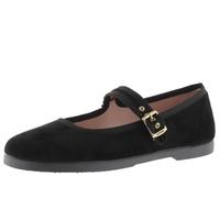 victoria Mary Janes Gong Fu Samt & Passende Paspel & Schnalle 1080111 für Damen Negro 39