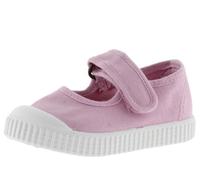 victoria Mary-Janes Unisex 1915 Gefärbte-Canvas Drec & Klettverschluss & Verstärkte Spitze 136605 für Kinder Petalo 19