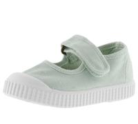 victoria Mary-Janes Unisex 1915 Gefärbte-Canvas Drec & Klettverschluss & Verstärkte Spitze 136605 für Kinder Melon 22