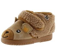 victoria Pantoffeln Unisex Ojalá Fell Tierchen & Klettverschluss & Passende Sohle 105119 für Kinder Camel 20