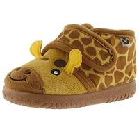 victoria Pantoffeln Unisex Ojalá Fell Tierchen & Klettverschluss & Passende Sohle 105119 für Kinder Mostaza 29