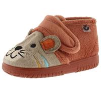 victoria Pantoffeln Unisex Ojalá Fell Tierchen & Klettverschluss & Passende Sohle 105119 für Kinder Teja 18