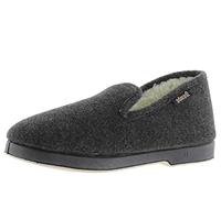 victoria Pantoffeln Wamba Confortable & Schaffell-Interieur & Passende Sohle 202071 für Herren Antracita 44