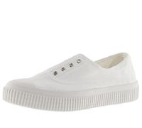 victoria Plimsoll 1915 RE-Edition GEFÄRBTES Canvas DREC & Gummiband Blanco 41