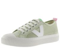 victoria Plimsoll 1915 Re-Edition Mesh & Kontrast-Logo & Zehenverstärkung 1176102 für Damen Wasabi 40