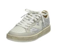 Victoria 1985 Smash 8806110 Damen Sneaker mit Pailletten & Leder- & Metallteilen & Retro-Logo, Plata, 41 EU