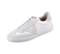 Victoria Shoes Berlin 126184 Hielo (Beige) - sportlicher Schnürschuh - Damenschuhe Top Trends, Beige, leder für Damen, weiß, Größe 40 EU