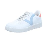 Victoria Shoes - Schnürschuh sportiv blanco celeste - Gr. - 37
