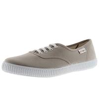 Victoria Sneaker 6623 Damen Gefärbte Canvas, Zentraler Gummizug, Verstärkte Spitze, Beige 39