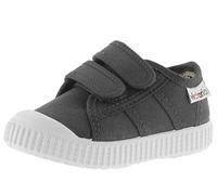 Victoria Kinderschuhe Blucher Lona Canvas Doppel-Klettverschluss Grau 32