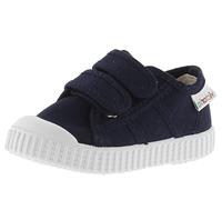 Victoria Sneaker 1915 Canvas Doppel-Klettverschluss Verstärkte Spitze Marino 34