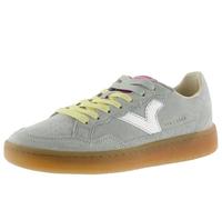 Victoria Sneaker 1985 Basket Smash Unisex 8806107 – Spaltleder, Retro-Logo, Karamellsohle Menta 38