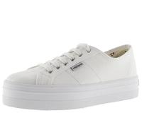 Victoria Damen-Sneaker Basket Lona Plattform 109200 Canvas Low-Top Weiß Gr. 40