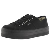 victoria Low-TOP Barcelona Canvas Monochrome & PLATTFORM Negro 35