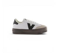 victoria Sneaker Barcelona Ciclista (Lederoptik, Plateausohle) weiss Damen, Größe Euro (US) 36