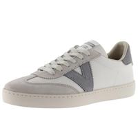 Calzados Victoria Low-Top Unisex Berlin Ciclista Leder-Effekt, farbige Spaltleder-Details GRIS 40