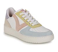 Victoria Sneaker Madrid 258214 – Lederoptik, Velours‑Einsätze – Celeste Gr. 37