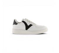 Victoria für Damen. 1258201 Turnschuhe Madrid weiß, V schwarz (38), Wohnung, Schnürsenkel, Lässig