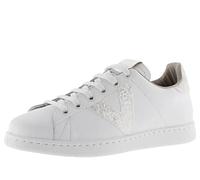 victoria Sneaker Tennis Leder & GlitzerEinsätzen & Animal-Print 1125188 für Damen Blanco 40