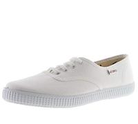 Victoria Sneaker INGLESA LONA in Weiss 43