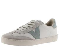 victoria Low-Top Unisex Berlin Ciclista Leder-Effekt & Farbige & Spaltleder Teile Im Kontrast 1126184 für Erwachsene Jade 41