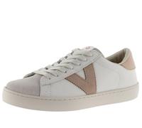 victoria Sneaker Unisex Berlin Leder & Farbige Einsätzen & Veloursleder-Zehenkappe 1126142 für Erwachsene CUARZO 39