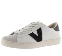 victoria Sneaker Unisex Berlin Leder & Farbige Einsätzen & Veloursleder-Zehenkappe 1126142 für Erwachsene Negro 40