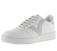 victoria Sneaker Unisex Madrid Lederoptik & Kontrast-FarbigeEinsätzen & Perforierte Zehenkappe 1258201 für Erwachsene GRIS 40